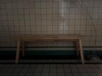 Ikea bankje hout - Skogsta, Huis en Inrichting, Ophalen, Minder dan 50 cm, Gebruikt, 125 cm of meer