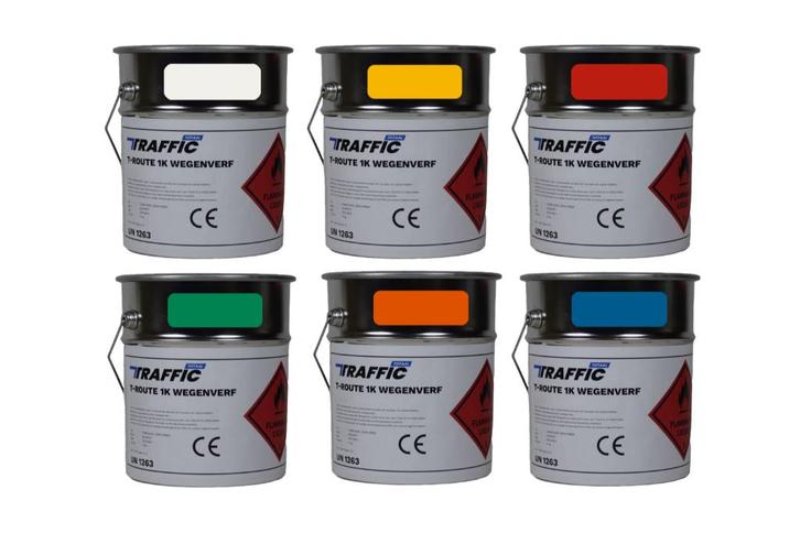 Wegenverf 6kg Blikken - Hoogwaardige Kwaliteit!, Doe-het-zelf en Verbouw, Verf, Beits en Lak, Nieuw, Verf, 5 tot 10 liter, Wit