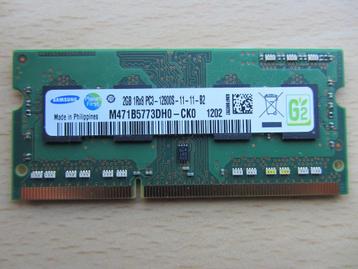 Samsung 2GB PC3-12800 DDR3-1600MHz non-ECC Unbuffered CL11 2 beschikbaar voor biedingen