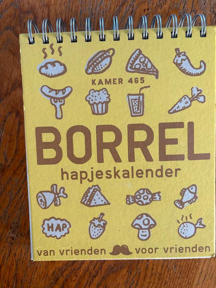 Borrelhapjes kalender/boek - Nieuw & Ongebruikt!, Boeken, Advies, Hulp en Training, Nieuw, Ophalen of Verzenden