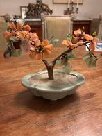 Vintage glazen  bonsai boom., Antiek en Kunst, Curiosa en Brocante, Ophalen of Verzenden