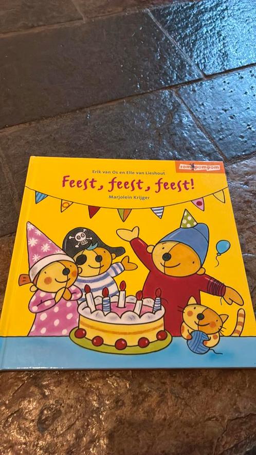Erik van Os - Feest, feest, feest!, Boeken, Kinderboeken | Kleuters, Zo goed als nieuw, Ophalen
