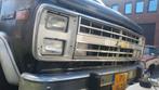 Chevy van g20 camper 1990 zwart 5.7l v8, Auto's, Te koop, 2414 kg, Particulier, Zilver of Grijs