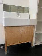 IKEA wastafel met kastje., Doe-het-zelf en Verbouw, Ophalen, Gebruikt, Steen, Wastafel