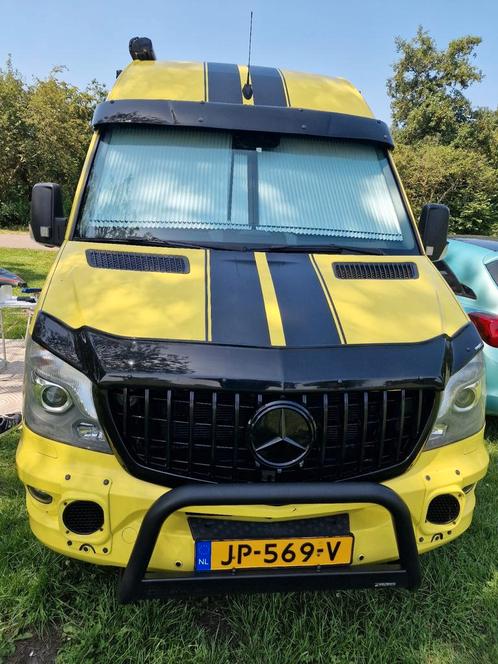 Buscamper Mercedes Sprinter 319 V6 automaat AdBlue euro6., Caravans en Kamperen, Campers, Particulier, tot en met 2, Buscamper of Camperbus