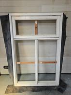 Verkeerd besteld Raam 121 x 184 ( b x h ) Hardhout Meranti, Doe-het-zelf en Verbouw, Glas en Ramen, Gevelraam of Ruit, Zo goed als nieuw