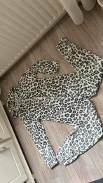 Panterprint zachte onesie/huispak, Kleding | Dames, Ophalen of Verzenden, Zo goed als nieuw, Maat 38/40 (M), Carnaval