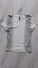 Leuke H&M top - Beige/Groen - Maat S, H&M, Beige, Ophalen of Verzenden, Zo goed als nieuw