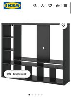 Ikea Lappland tv-meubel zwartbruin, 150 tot 200 cm, 25 tot 50 cm, 100 tot 150 cm, Gebruikt
