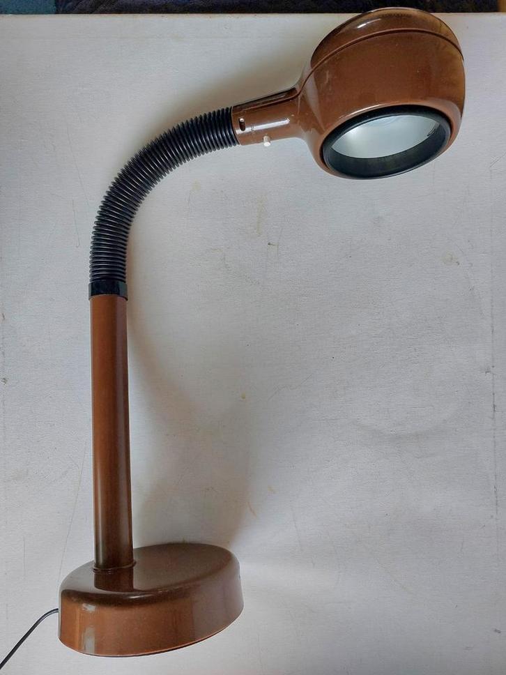 Zeer fraaie grote vintage verstelbare Fagerhults cobra lamp, Huis en Inrichting, Lampen | Tafellampen, Zo goed als nieuw, 50 tot 75 cm