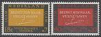 Nederland 1966 856/857 Vluchtelingen, Postfris, Postzegels en Munten, Postzegels | Nederland, Ophalen of Verzenden, Na 1940, Postfris