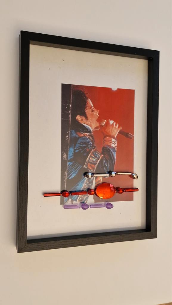 Michael Jackson Kralen - Blood on the Dancefloor - met COA, Antiek en Kunst, Kunst | Overige Kunst, Ophalen of Verzenden