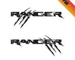 Zwart Vinyl stickers Ford Ranger Claw - zijkanten klauwen, Auto diversen, Autostickers, Ophalen of Verzenden, H, H, H
