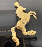 Prachtig 14k gouden paard hanger, Sieraden, Tassen en Uiterlijk, Kettinghangers, Ophalen of Verzenden, Nieuw, Goud
