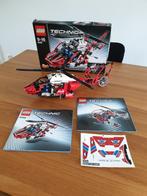 Lego 8068 Technic Reddingshelikopter met doos /stickervel, Complete set, Ophalen of Verzenden, Lego, Zo goed als nieuw