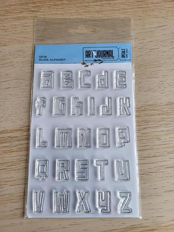 Elizabeth Craft Designs Clear Stamps Block Alphabet #CS178 beschikbaar voor biedingen