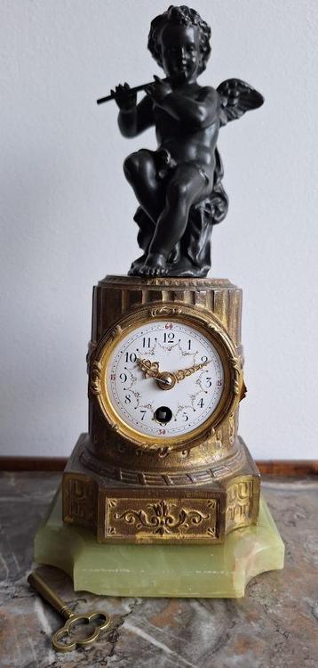 Miniatuur klokje met engeltje - Louis XVI stijl  beschikbaar voor biedingen