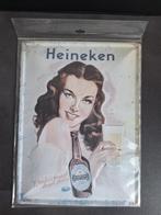 Heineken metalen bord (nieuw), Ophalen of Verzenden, Nieuw, Reclamebord, Plaat of Schild, Heineken