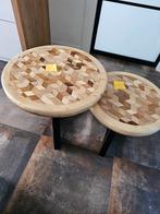 Salontafel, Minder dan 55 cm, Rond, Zo goed als nieuw, Ophalen