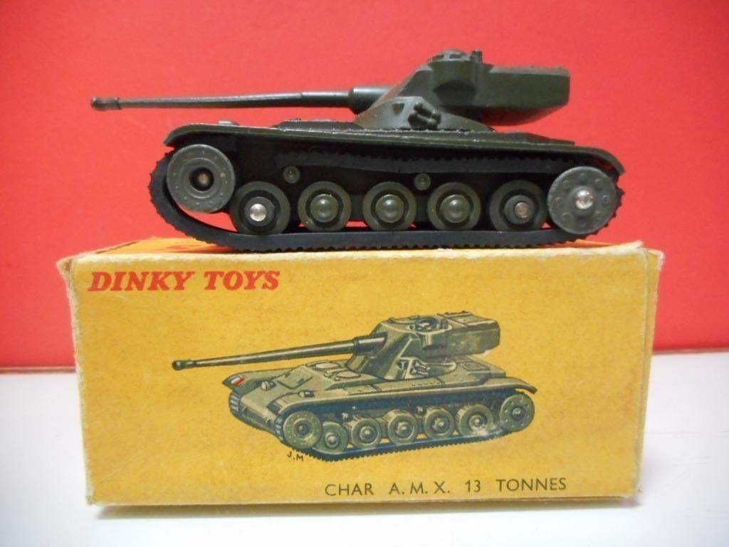 DINKY TOYS 80C AMX TANK / CHAR 1958, Ophalen of Verzenden, Gebruikt, Overige typen, Dinky Toys