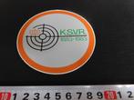 sticker Rotterdam K.S.V.R. Scherpschutters Vereniging 1983, Ophalen, Zo goed als nieuw