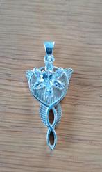 Zilver Evenstar Lord of the Rings avondster zilveren hanger, Overige voorstellingen, Ophalen of Verzenden, Zo goed als nieuw, Zilver