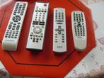 4 universele afstandsbedieningen, Ophalen of Verzenden, Gebruikt, Universeel, Dvd