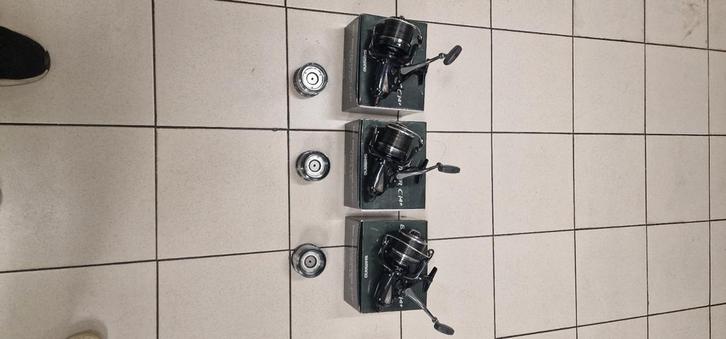 3X Shimano Big baitrunner CI4+ XTR-A LC, Watersport en Boten, Hengelsport | Karpervissen, Zo goed als nieuw, Molen, Ophalen of Verzenden