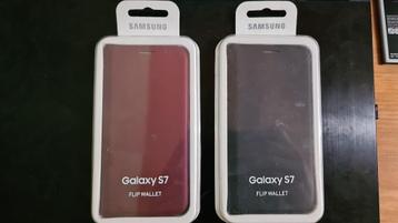2x Samsung Galaxy S7 flip wallet (nieuw) beschikbaar voor biedingen