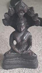 Houten Boeddha beeldje. De hoogte van het beeldje is 11cm., Verzenden