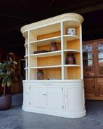 Organische / Ronde boekenkast | Witte buffetkast #2427