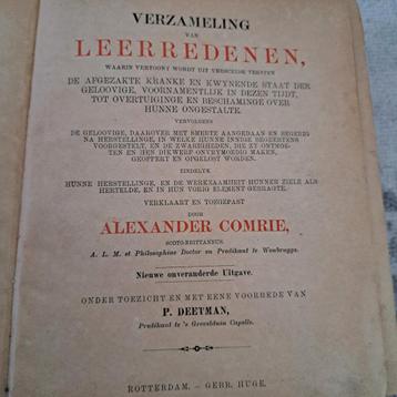 Antiek boek Comrie - Leerredenen beschikbaar voor biedingen