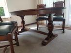 stoelen , eiken 4 stuks, Huis en Inrichting, Stoelen, Ophalen, Gebruikt, Bruin, Hout
