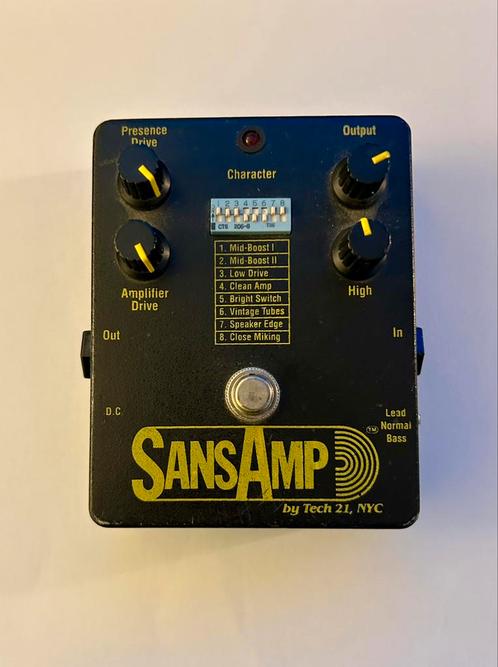 GERESERVEERD SansAmp Tech 21 NYC 1990, Muziek en Instrumenten, Effecten, Zo goed als nieuw, Reverb, Ophalen of Verzenden
