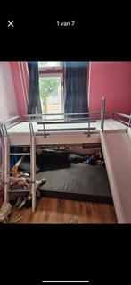 Degelijke halfhoogslaper met glijbaan, Ophalen of Verzenden, Zo goed als nieuw