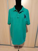 U.S. Polo Assn. Men's Polo Shirt Green Cotton L, Kleding | Heren, Polo's, Maat 52/54 (L), U.S. Polo Assn., Verzenden, Zo goed als nieuw