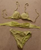 Bikini neon groen neon geel shiney cup 75c topje 38 broek 36, Kleding | Dames, Badmode en Zwemkleding, H&M, Verzenden, Bikini
