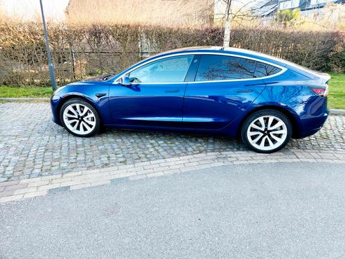 Tesla Model 3 Standard Range Plus 2019 Blauw, Auto's, Tesla, Particulier, Model 3, 360° camera, ABS, Achteruitrijcamera, Adaptieve lichten