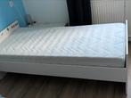 Gratis!! Eenpersoons bed met lattenbodem 90x200, 90 cm, Eenpersoons, Wit, Ophalen of Verzenden