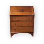Antieke eikenhouten schrijfbureau/secretaire - ca. 1900 – Ju, Ophalen, Zo goed als nieuw, Jugendstil