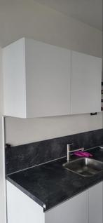 Mat witte keuken kastjes, Ophalen, 100 tot 150 cm, Wit, Zo goed als nieuw