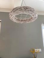Ophang krans wit 58 cm groot, Ophalen of Verzenden, Gebruikt