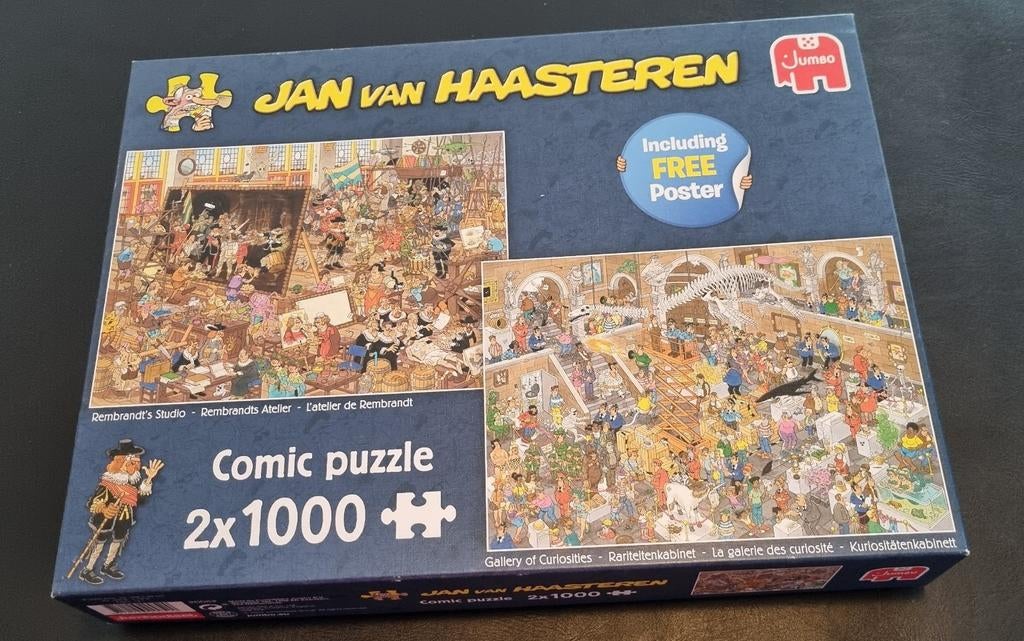Jan van Haasteren puzzels, Ophalen, 500 t/m 1500 stukjes, Zo goed als nieuw