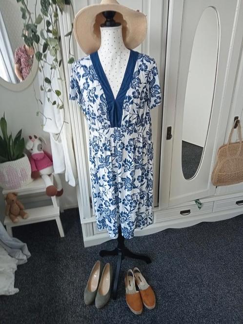 M&S mode " Jurk maat 44 ", Kleding | Dames, Grote Maten, Zo goed als nieuw, Jurk, Overige kleuren, Ophalen of Verzenden