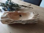 Te koop: Houten boomstam schaal - Lengte 37 cm, Ophalen, Schaal, Zo goed als nieuw, Overige vormen