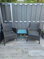 2x wicker tuinstoelen, Ophalen, Gebruikt, Wicker