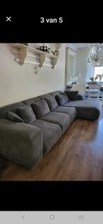 Rib Loungebank - Comfortabel en Stijlvol!, 100 tot 125 cm, Hoekbank, 300 cm of meer, Ophalen of Verzenden