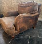 Landelijke relax stoel, Ophalen, Gebruikt, 100 tot 125 cm, Leer