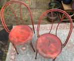 Vintage ijzeren tuin stoelen. (Ikea pajala chair), Ophalen