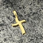 14 karaat gouden kruis kettinghanger, Sieraden, Tassen en Uiterlijk, Kettinghangers, Ophalen of Verzenden, Zo goed als nieuw, Goud